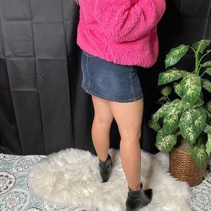 Dark blue Jean mini skirt super comfy and durable